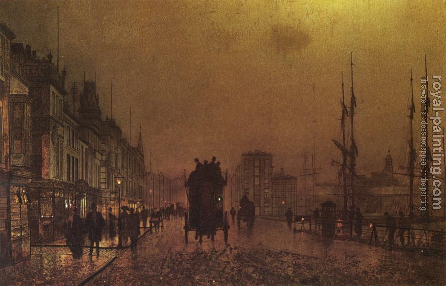 John Atkinson Grimshaw : Glasgow Docks